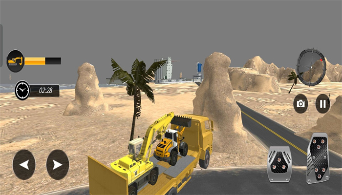 模拟挖掘机建造游戏截图