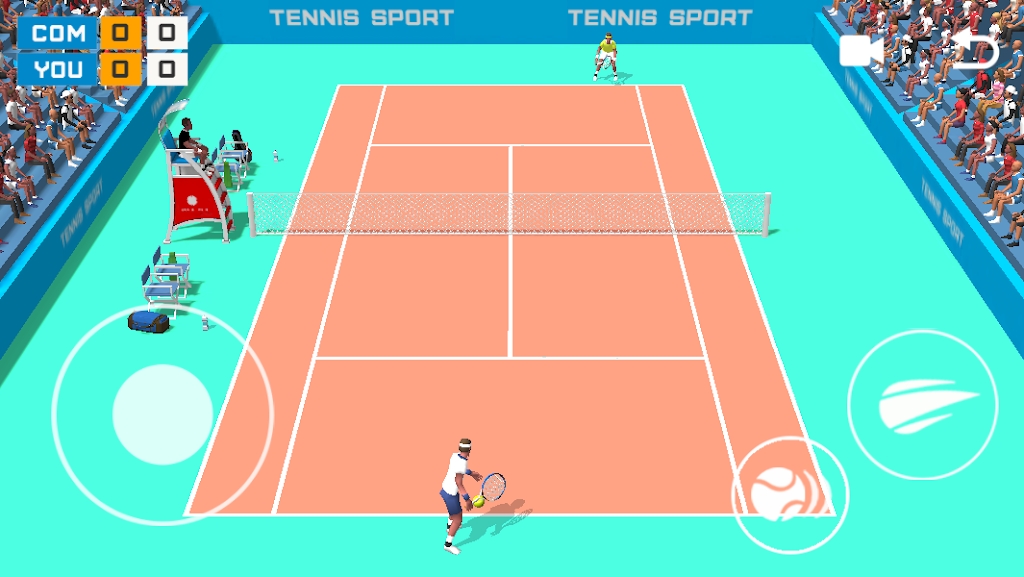 网球运动游戏截图